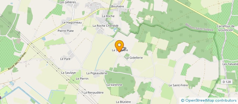 localisation de l'entreprise SCI LES 4 PATTES à GENNES-VAL-DE-LOIRE