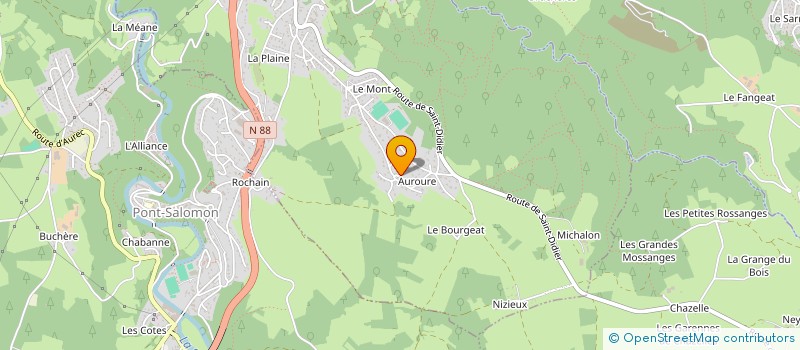 localisation de l'entreprise SCI LES 4 PETITS CAILLOUX  SAINT-FERREOL-D'AUROURE