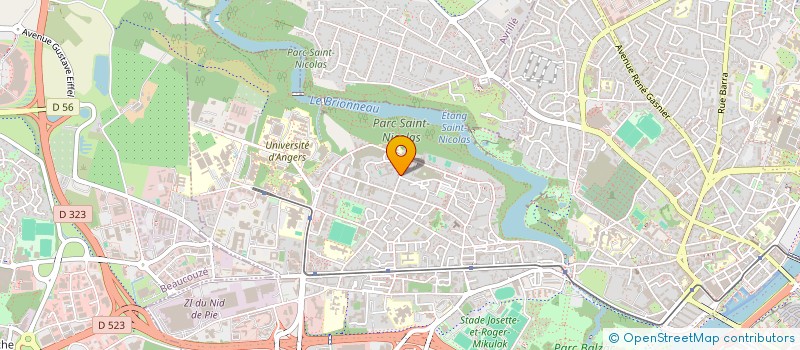 localisation de l'entreprise SCI LES 4 PILIERS à ANGERS
