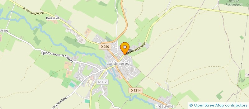 localisation de l'entreprise SCI LES 4 PORTS  LONDINIERES