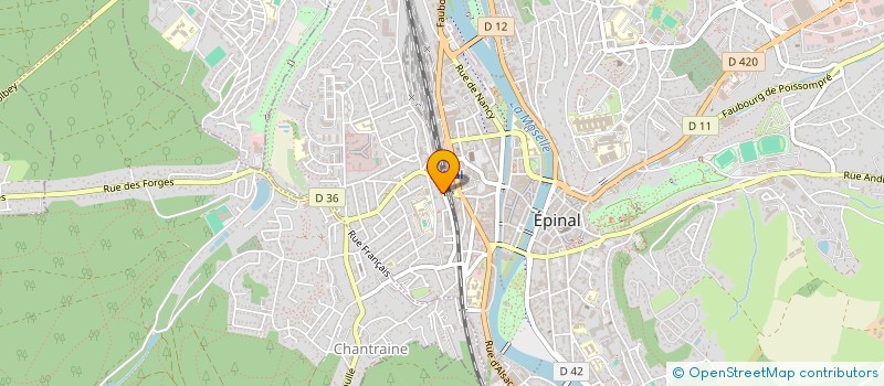 localisation de l'entreprise SCI LES 4 R IMMO à EPINAL