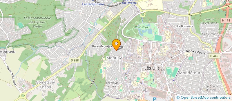 localisation de l'entreprise SCI LES 4 SAISONS à BURES-SUR-YVETTE