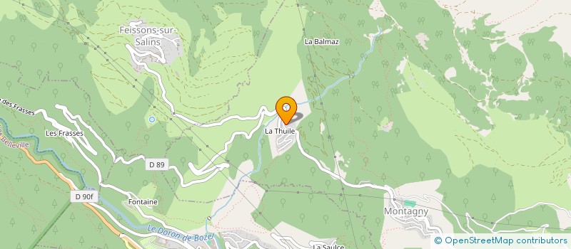 localisation de l'entreprise SCI LES 4 SAISONS  MONTAGNY