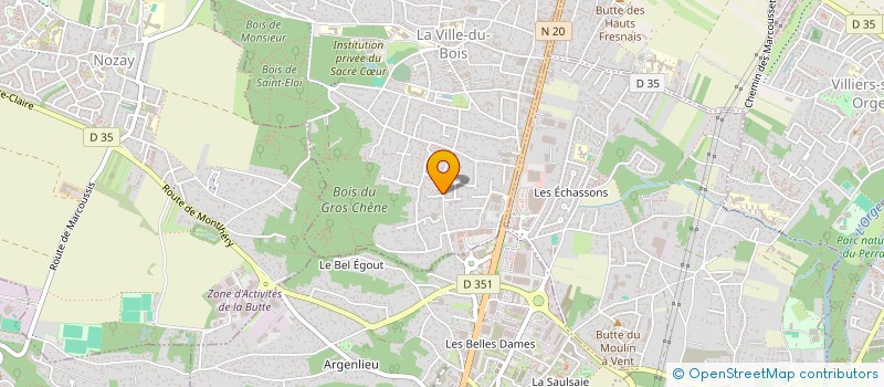 localisation de l'entreprise SCI LES 4 TOURNEBIZE à LA VILLE-DU-BOIS