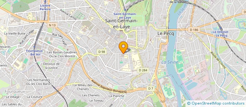 localisation de l'entreprise SCI LES 4 TOURS  SAINT-GERMAIN-EN-LAYE