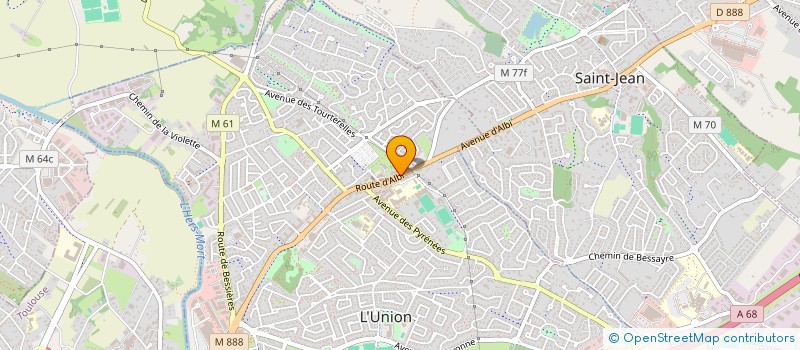 localisation de l'entreprise SCI LES 4 VENTS à L'UNION