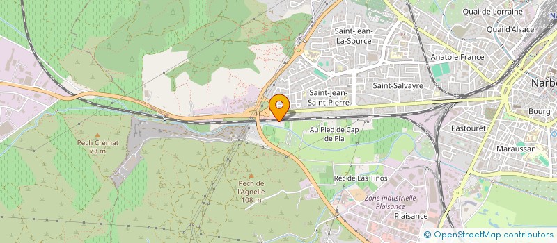localisation de l'entreprise SCI LES 4 VENTS à NARBONNE