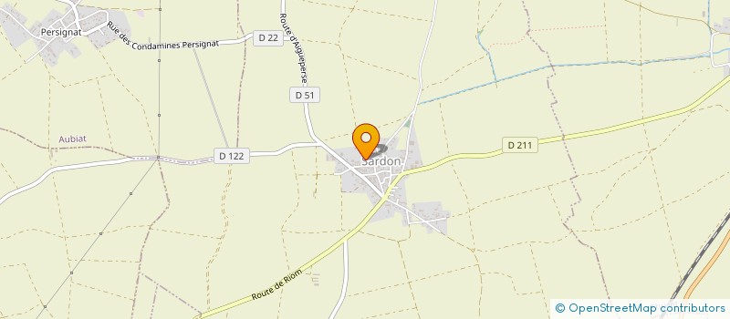 localisation de l'entreprise SCI LES 4 VENTS  SARDON