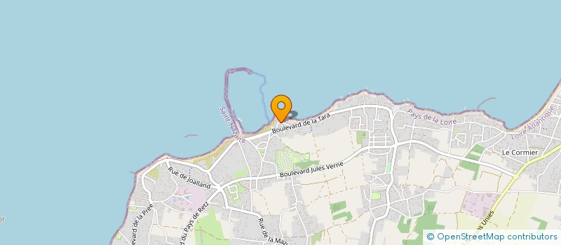 localisation de l'entreprise SCI LES 4 VENTS à LA PLAINE-SUR-MER