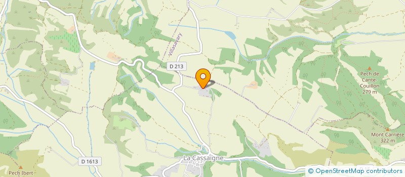 localisation de l'entreprise SCI LES 4 VENTS  LA CASSAIGNE