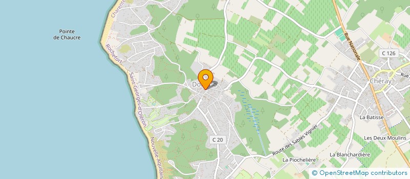 localisation de l'entreprise SCI LES 40 SILLONS  SAINT-GEORGES-D'OLERON