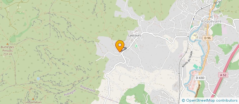 localisation de l'entreprise SCI LES 44 HECTARES  ROQUEVAIRE