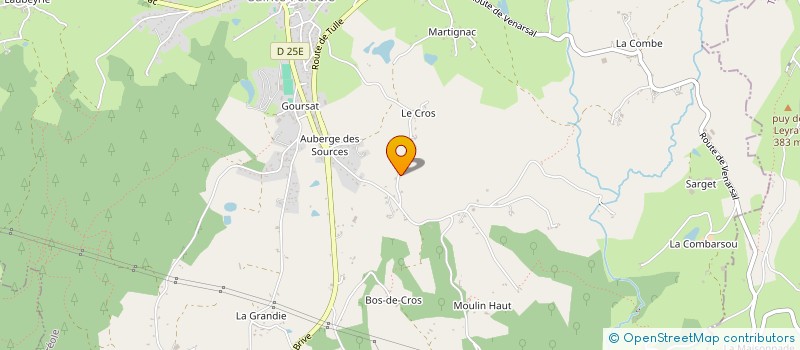 localisation de l'entreprise SCI LES 4B  SAINTE-FEREOLE