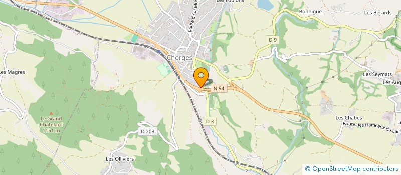 localisation de l'entreprise SCI LES 4G à LA BATIE NEUVE