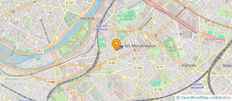 localisation de l'entreprise SCI LES 4Z  ISSY-LES-MOULINEAUX