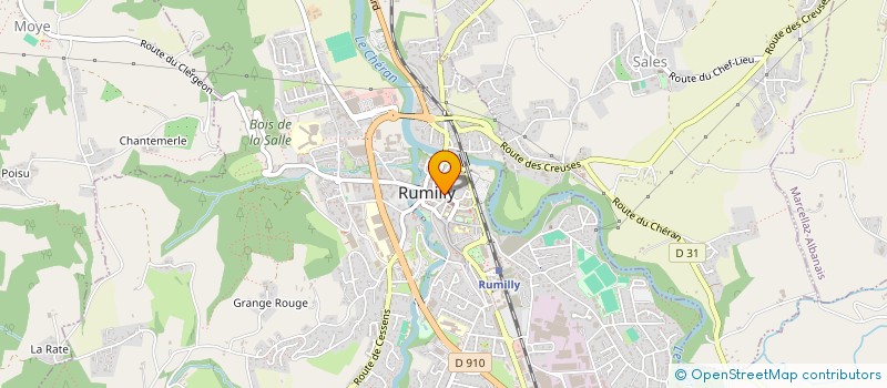 localisation de l'entreprise SCI LES 5 ANT à RUMILLY