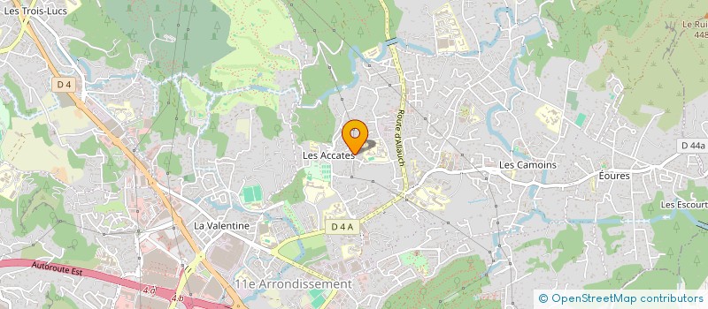 localisation de l'entreprise SCI LES 5 BLANC à MARSEILLE