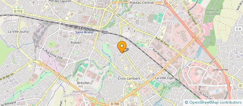 localisation de l'entreprise SCI LES 5 C à SAINT-BRIEUC