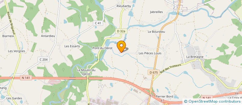 localisation de l'entreprise SCI LES 5 C à SAINT-JUNIEN