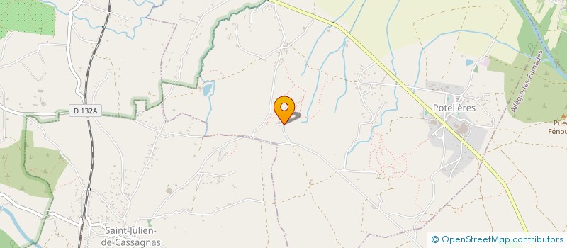 localisation de l'entreprise SCI LES 5 D  POTELIERES