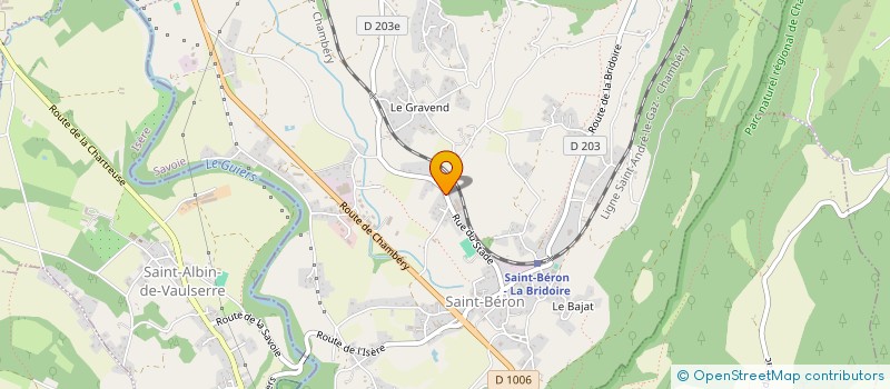 localisation de l'entreprise SCI LES 5 D  SAINT-BERON