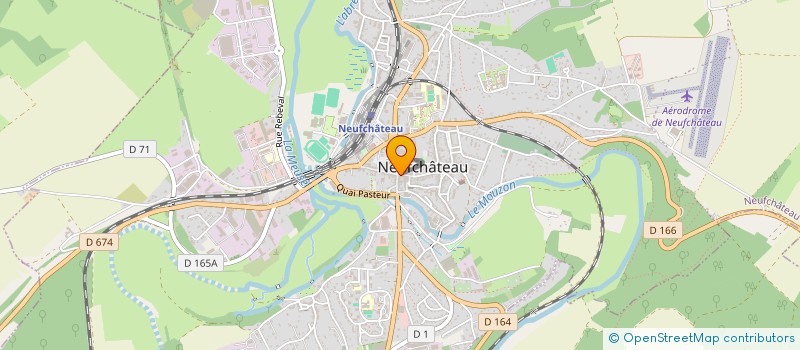 localisation de l'entreprise SCI LES 5 G à NEUFCHATEAU