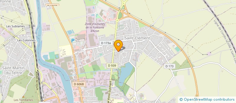 localisation de l'entreprise SCI LES 5 GETS à SAINT-CLEMENT