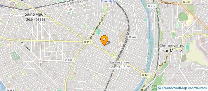 localisation de l'entreprise SCI LES 5 IMMO à SAINT-MAUR-DES-FOSSES