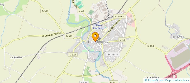 localisation de l'entreprise SCI LES 5 M à ILLIERS-COMBRAY