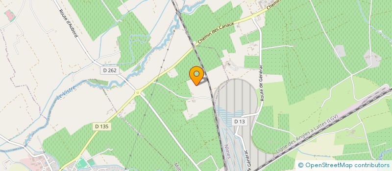 localisation de l'entreprise SCI LES 5 M  MILHAUD