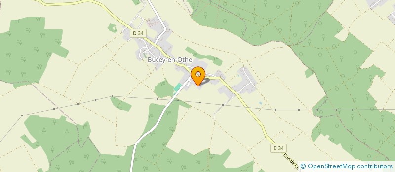 localisation de l'entreprise SCI LES 5 MARMOTTES  BUCEY-EN-OTHE