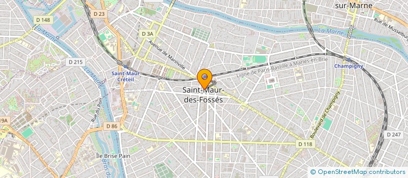 localisation de l'entreprise SCI LES 5 PINS à SAINT-MAUR-DES-FOSSES