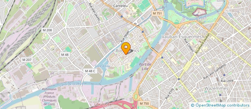 localisation de l'entreprise SCI LES 51B ET 53 RUE D'ARCOLE à LILLE