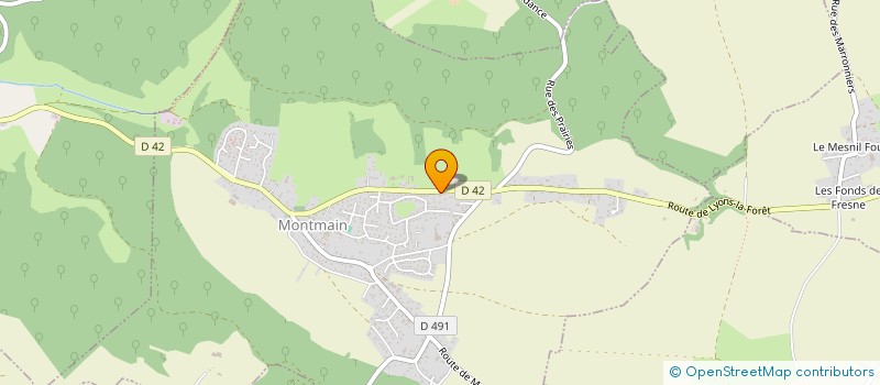 localisation de l'entreprise SCI LES 56  MONTMAIN