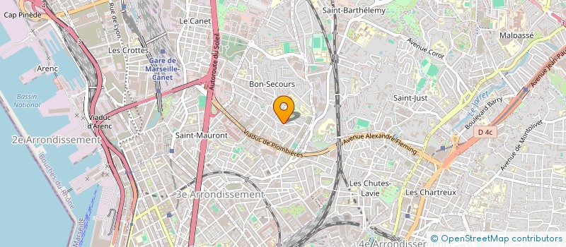 localisation de l'entreprise SCI LES 5A à MARSEILLE