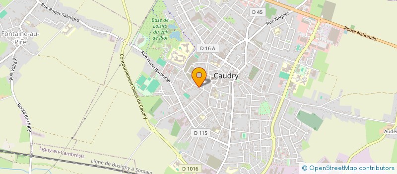 localisation de l'entreprise SCI LES 5C& CO  CAUDRY