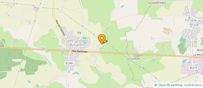 localisation de l'entreprise SCI LES 5G  SAINT-GEORGES-BUTTAVENT