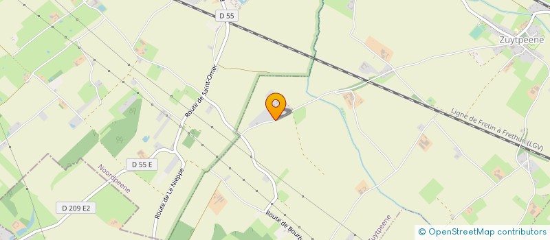 localisation de l'entreprise SCI LES 6 AS  ZUYTPEENE