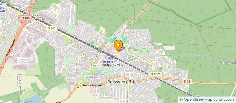 localisation de l'entreprise SCI LES 6 BOSQUETS  ROISSY-EN-BRIE