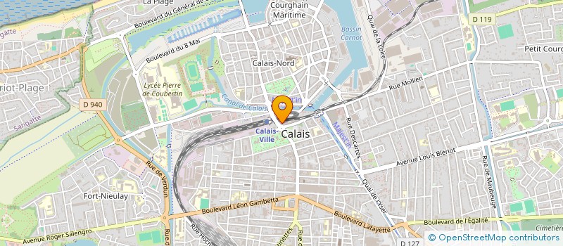 localisation de l'entreprise SCI LES 6 BOURGEOIS  CALAIS