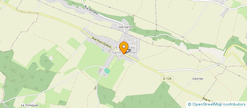 localisation de l'entreprise SCI LES 6 FRUITS  LE COUDRAY-SAINT-GERMER