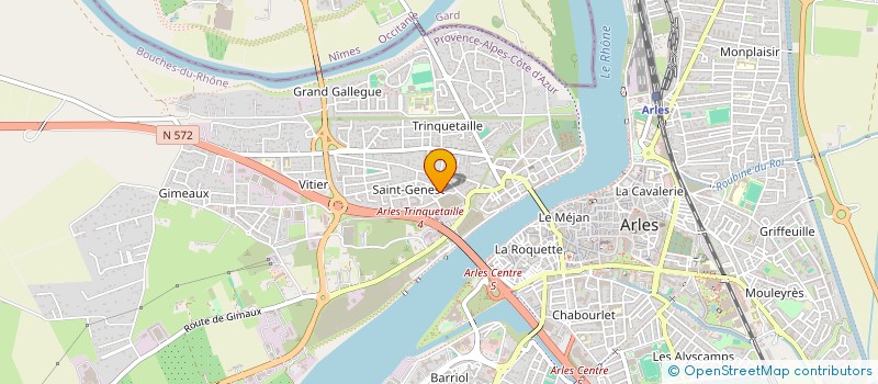 localisation de l'entreprise SCI LES 6 OLIVIERS à ARLES