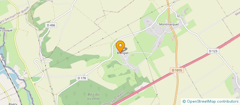 localisation de l'entreprise SCI LES 6 ORCHIDEES  LAFRESGUIMONT SAINT MARTIN