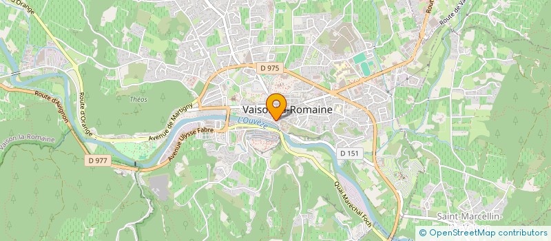 localisation de l'entreprise SCI LES 7 B  VAISON-LA-ROMAINE