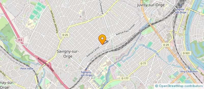 localisation de l'entreprise SCI LES 7 EPIS à SAVIGNY-SUR-ORGE