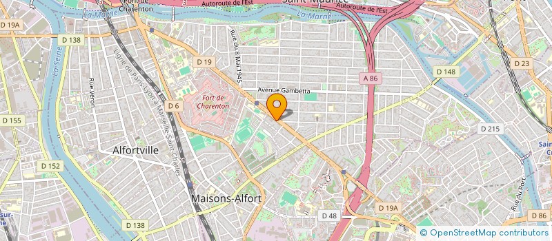 localisation de l'entreprise SCI LES 7 ETOILES à MAISONS-ALFORT