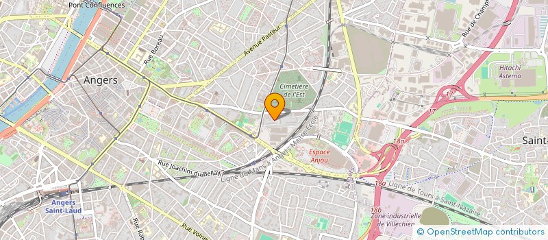 localisation de l'entreprise SCI LES 7 PARCELLES à ANGERS