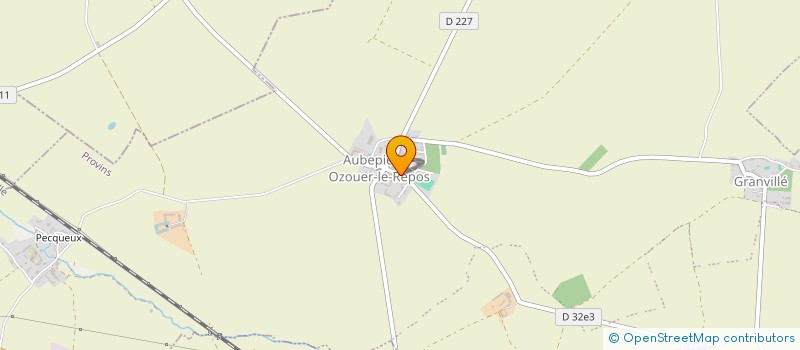 localisation de l'entreprise SCI LES 7 PIERRES à AUBEPIERRE-OZOUER-LE-REPOS