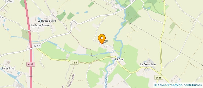 localisation de l'entreprise SCI LES 8 BOUILLES  SAINTE-CECILE