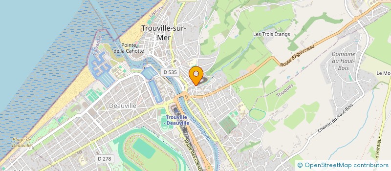 localisation de l'entreprise SCI LES 8 HIRONDELLES à TROUVILLE-SUR-MER